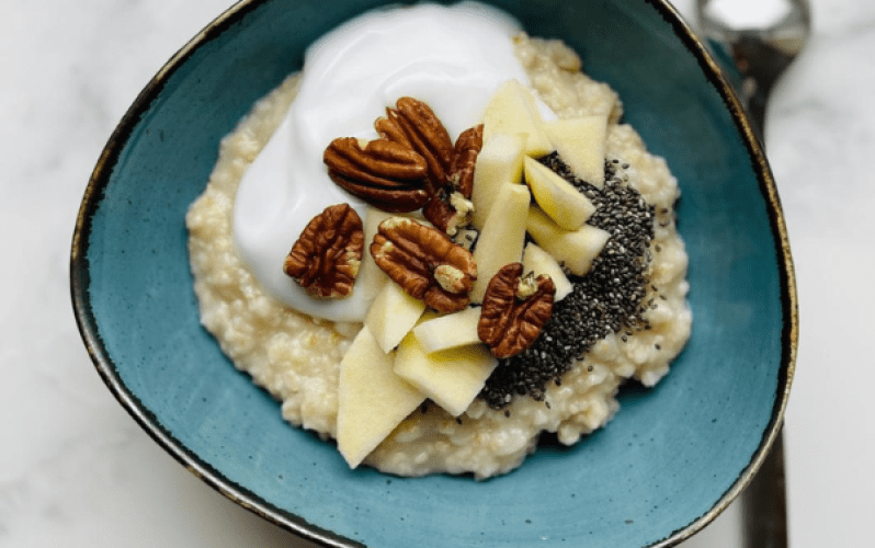 Haferflocken-Porridge