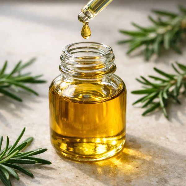 Rosmarin Öl bei Haaruasfall