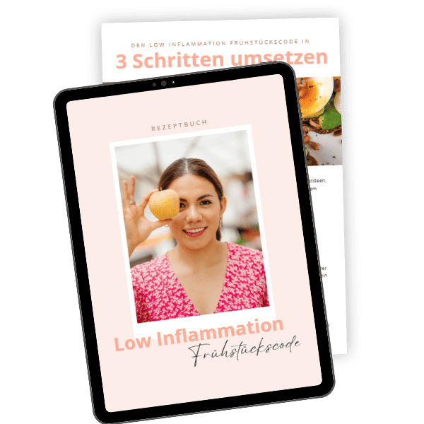 Low Inflammation Frühstückscode E-Book mit antientzündlichen PCOS Frühstücksrezepten